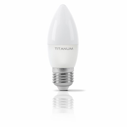 LED лампа Titanum C37 6W E27 4100K TLС3706274