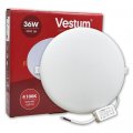 LED світильник Vestum коло "без рамки" 36W 4100К 1-VS-5509