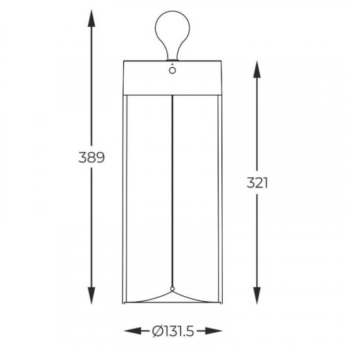 Настільний світильник Zuma Line Esterno LED з акумулятором USB 1.2W 2700K IP20 чорний 1003