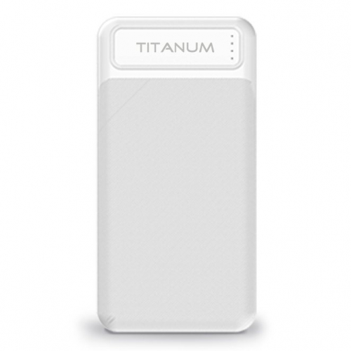Портативний зарядний пристрій (повербанк) TITANUM 913 White 20000mAh TPB-913-W