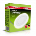 LED світильник Eurolamp DownLight круглий 6W 4000K LED-DLR-6/4(white)