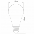 Світлодіодна LED лампа Titanum A65 15W E27 4100K TLA6515274