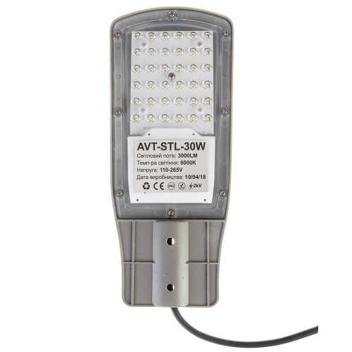 LED светильник уличный консольный AVT STL 30W 6000K 220V 1016165
