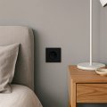 Розетка Ardero ER111-B Soft одинарная без заземления черная 8639 Розетка Ardero ER111-B Soft одинарная без заземления черная 8639