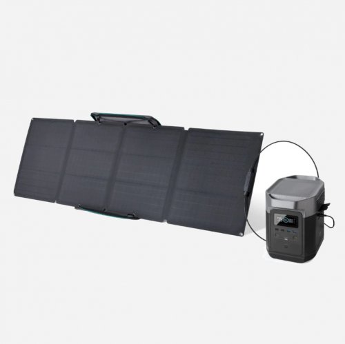 Зарядная станция EcoFlow DELTA 1260 Вт/ч EFDELTA1300-EU с солнечной панелью 160W Solar Panel EFSOLAR160W EF3
