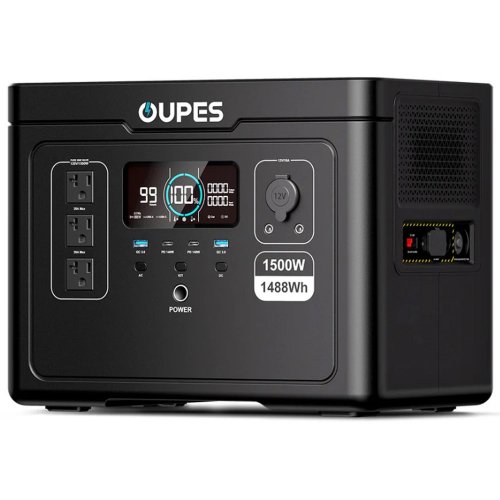 Портативная зарядная станция Oupes 1500W 1488Вт/ч S015