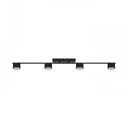 LED світильник стельовий Nordlux спот Clyde 4x16W 2700K IP20 поворотний чорний 2213530103