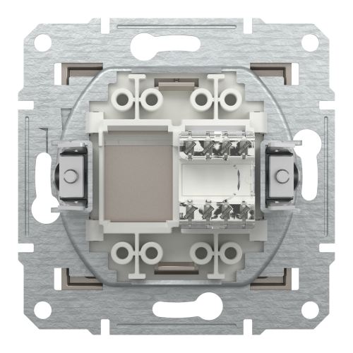 Розетка комп'ютерна RJ45 кат.5е UTP Schneider Asfora Бронза EPH4300169