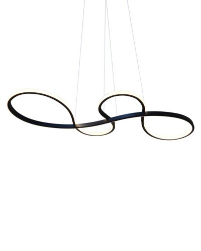 LED світильник підвісний Goldlux Salsa 38W 4000K чорний 331090