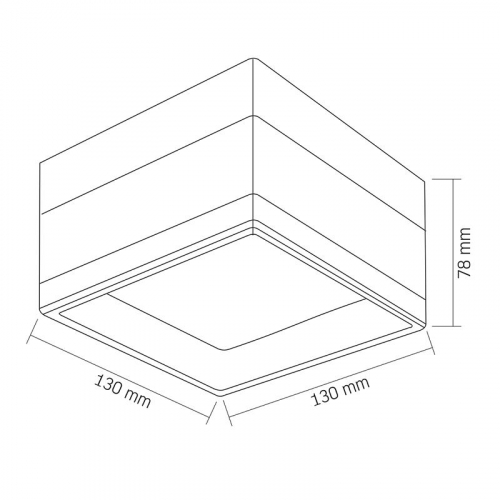 LED светильник настенный VIDEX BHD02 9W 2400/4000/6500K IP65 VL-BHD02-09CBB