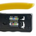 Обжимной инструмент Klein Tools для разъемов RJ45 и RJ11/RJ12 с функцией резки и зачистки кабеля KT-VDV226-107 Обжимной инструмент Klein Tools для разъемов RJ45 и RJ11/RJ12 с функцией резки и зачистки кабеля KT-VDV226-107