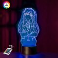3D светильник "Мэри Саотомэ" с пультом+адаптер+батарейки (3ААА) 586УЕК34