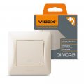 Выключатель Videx Binera кремовый 1кл промежуточный VF-BNSW1I-CR