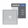 Розетка Ardero ER141TV-S Soft одинарна телевізійна срібло 8666 Розетка Ardero ER141TV-S Soft одинарна телевізійна срібло 8666