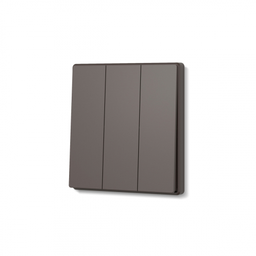 Выключатель Videx Nota трехклавишный мокко VF-NT-SW3-BR