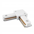 Соединитель Eurolamp для магнитного шинопровода угловой CNCTR-TR(white)C