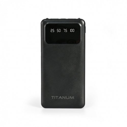 Портативний зарядний пристрій (повербанк) TITANUM OL21 Black 10000mAh TPB-OL21-B