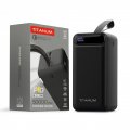 Портативное зарядное устройство (повербанк) TITANUM 741S 50000mAh 22.5W Black TPB-741S-B