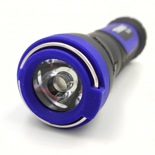 Портативный светодиодный фонарик Tiross 2 Вт COB 1 Вт LED синий TS-1109