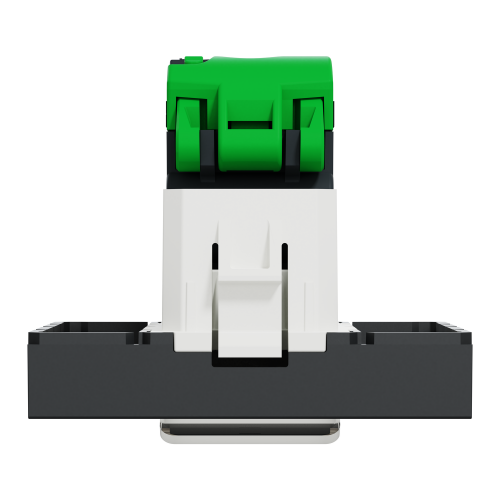 Розетка компьютерная, RJ45, одиночная, кат. 5е UTP, 2-мод., Schneider Unica New NU341154 антрацит
