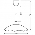 Підвісний світильник Candellux DAMA 31-63024