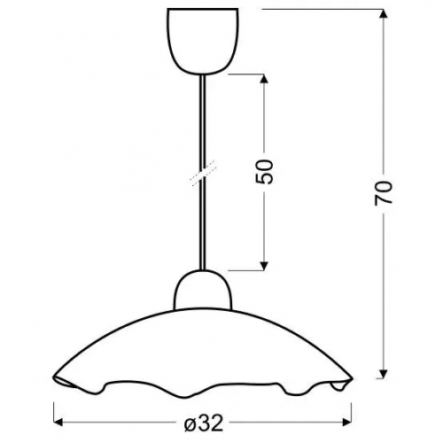 Підвісний світильник Candellux DAMA 31-63024