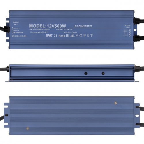 Блок питания LT 500W 12V 41.6A IP67 WP-500-12 61508