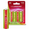 Батарейка лужна Euroelectric LR6/AA 4pcs 1,5V блістер 4шт BL-AA-EE(4)PE