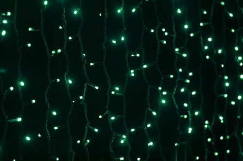 LED гірлянда Lumion Curtain light 456шт 2х1.5м зелений Curtainr-456-G