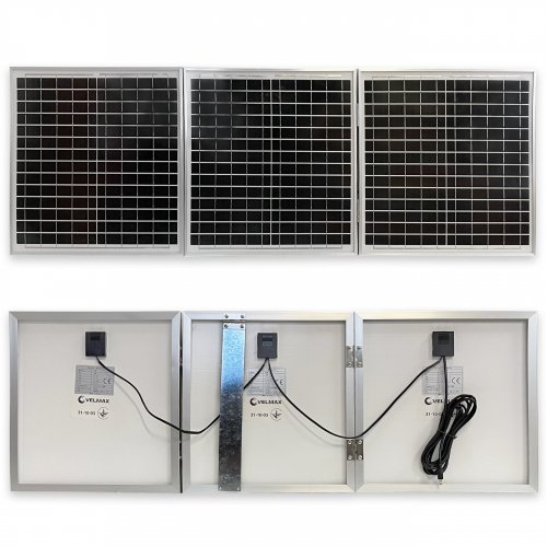 Портативна зарядна станція Velmax V-PPS-200sp 200W із сонячною панеллю 3×30W 31-10-02