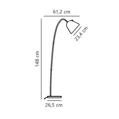 Світильник на підставці LED Nordlux Fleur E27 IP20 бежевий 2112124001
