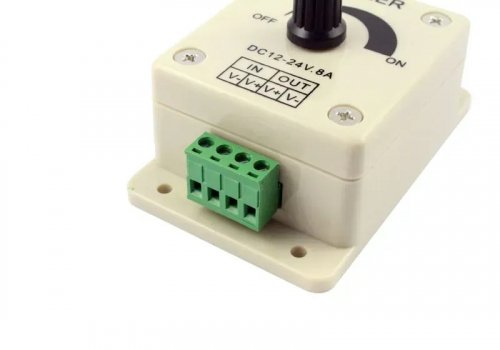 Диммер встраиваемый Prolum KNOB 12-24V 8A с поворотной ручкой 401007
