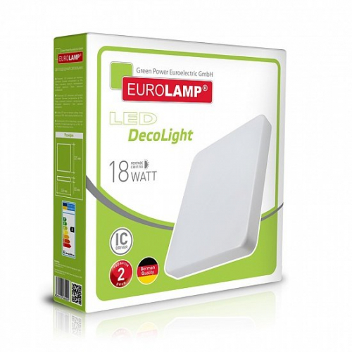 LED світильник DecoLight Eurolamp накладний 18W 4000K LED-NLS-18/4(F)new