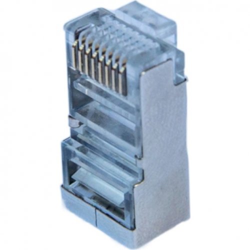 Конектор Gear RJ-45 САТ.5E екранований 8P8C FTP 100шт GC-FTPC5E8P8CRJ45-100
