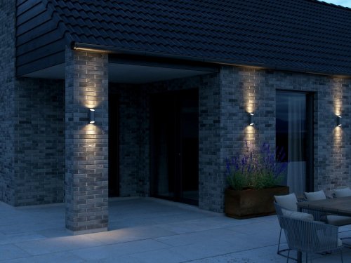 Вуличний світильник Nordlux Nico GU10 IP54 під 2 лампи антрацит 2218231050