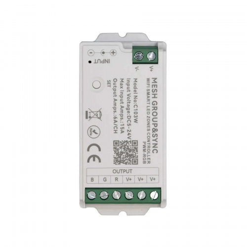 Контроллер управления Prolum RGB Wi-Fi 5-24V 15А TUYA HomeLink 404032