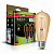 Мультипак Eurolamp "1+1" LED лампа филамент (filament) ST64 7W E27 2700K (deco) MLP-LED-ST64-07273(Amber)
