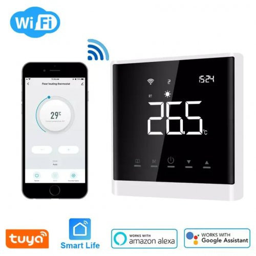 Wi-Fi терморегулятор 4Heat AE-668 серебро 4HT.AE668W.WF