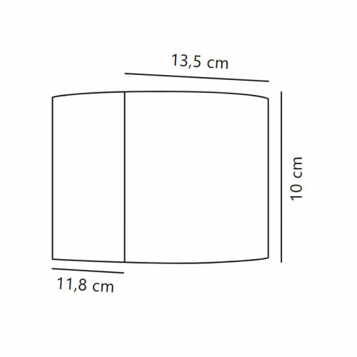LED светильник архитектурный Nordlux Milda 4.9W 3000K IP44 овал графит 2418351050