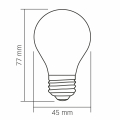 LED лампа Videx Filament G125 4W 3000K E27 VL-DG45MO