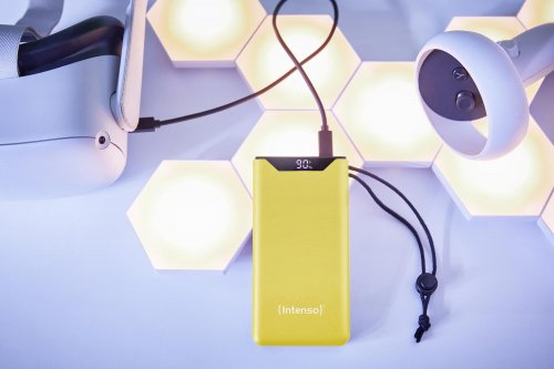 Портативний зарядний пристрій (повербанк) INTENSO 10000mAh QC3.0 F10000 YELLOW 7332039