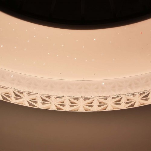 LED светильник накладной Goldlux Egypt с пультом 48W 3000K/4000K/6500K с вентилятором белый 341297