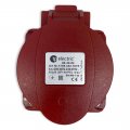 Розетка силова промислова TP Electric 5x16A 3P+N+PE із заземленням 75x75мм пряма 60-40-84 Розетка силова промислова TP Electric 5x16A 3P+N+PE із заземленням 75x75мм пряма 60-40-84