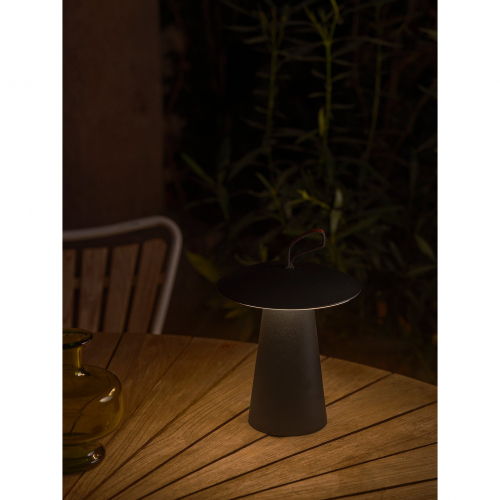 Настільна LED лампа Nordlux Ara To-Go акумуляторна вулична 2W 3000K IP54 USB чорний 2318245003