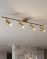 Світильник стельовий Goldlux Goldi 4хGU10 IP20 золото 327284 Світильник стельовий Goldlux Goldi 4хGU10 IP20 золото 327284