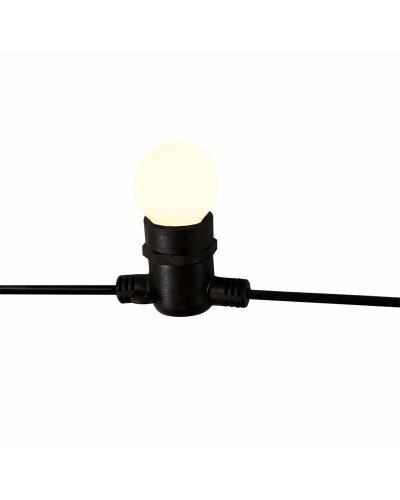 Вулична гірлянда Goldlux Party M2 E27 10x6W 3000K IP44 з білими лампочками 310330