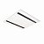 LED панель Modus PANEL ES4000 A 28W B80 BLACK OPTIC 4000K IP20 ES4000A4BC80/2/600/ND/2/600/ND