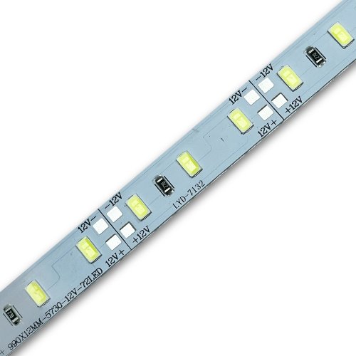 LED линейка Biom SMD5730 (5630) 24W 12V 6500K (скотч и отверстия) 1173-6500