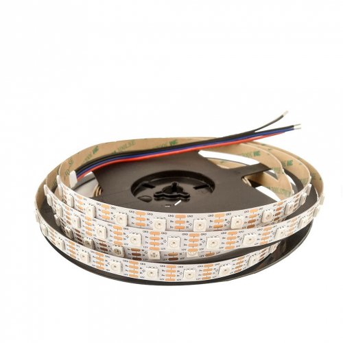 LED стрічка Rishang SMD5050 60шт/м 7.2W/м IP20 12V RGB chip WS2815 13625