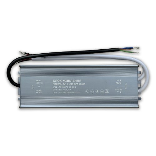 Блок питания AVT 200W 12V 16.6A IP67 AVT-F-200-12V-16.6A 1019878